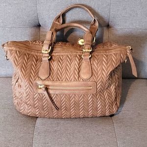 Mode Luxe Brown Satchel